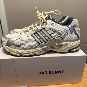 Adidas Bad Bunny Sneakers in Cream and Black